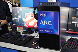 画像ギャラリー No.005のサムネイル画像 / ［TGS2022］いよいよ日本にも投入？ Intel製単体GPU「Intel Arc」搭載ゲームPC＆グラフィックスカードが披露される