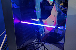 画像ギャラリー No.006のサムネイル画像 / ［TGS2022］いよいよ日本にも投入？ Intel製単体GPU「Intel Arc」搭載ゲームPC＆グラフィックスカードが披露される