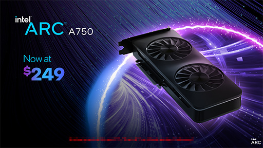 画像ギャラリー No.013のサムネイル画像 / Intel，デスクトップPC向けGPU「Arc A」のドライバ改善で性能が大幅向上とアピール。Arc A750純正モデルの値下げも実施