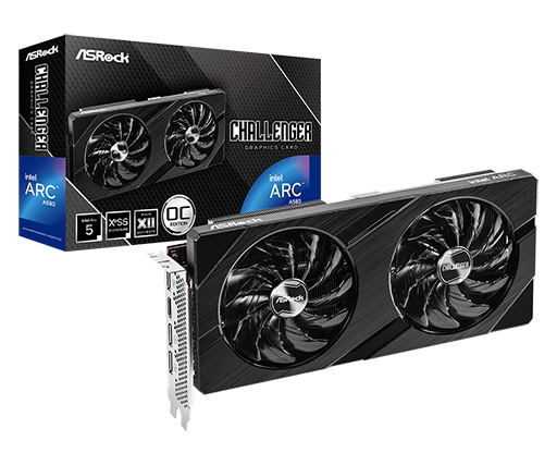 画像ギャラリー No.001のサムネイル画像 / Intel製GPU「Arc A580」搭載で税込3万円台半ばのASRock製グラフィックスカードが国内発売