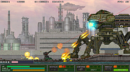 画像ギャラリー No.003のサムネイル画像 / 「MECHBLAZE」が11月7日に配信。近代兵器とスーパーメカが入り乱れて戦う横スクロールアクション