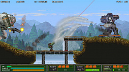画像ギャラリー No.005のサムネイル画像 / 「MECHBLAZE」が11月7日に配信。近代兵器とスーパーメカが入り乱れて戦う横スクロールアクション