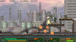 画像ギャラリー No.006のサムネイル画像 / 「MECHBLAZE」が11月7日に配信。近代兵器とスーパーメカが入り乱れて戦う横スクロールアクション