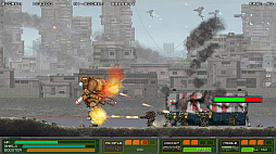 画像ギャラリー No.011のサムネイル画像 / 「MECHBLAZE」が11月7日に配信。近代兵器とスーパーメカが入り乱れて戦う横スクロールアクション