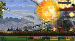 画像ギャラリー No.012のサムネイル画像 / 「MECHBLAZE」が11月7日に配信。近代兵器とスーパーメカが入り乱れて戦う横スクロールアクション