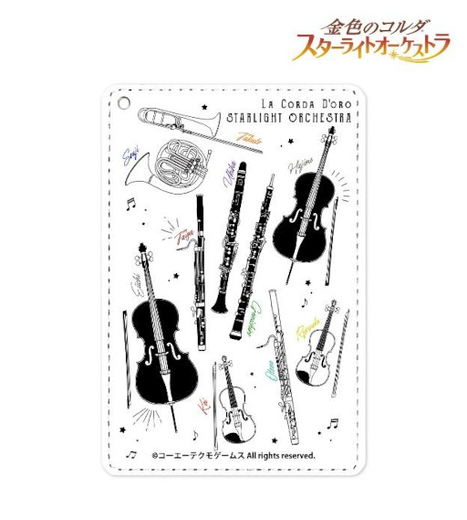 画像ギャラリー No.002のサムネイル画像 / 「金色のコルダ スターライトオーケストラ」,Tシャツと1ポケットパスケースの受注をAMNIBUSにて開始
