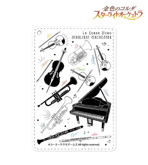 画像ギャラリー No.004のサムネイル画像 / 「金色のコルダ スターライトオーケストラ」,Tシャツと1ポケットパスケースの受注をAMNIBUSにて開始