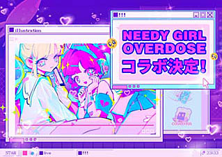 画像ギャラリー No.001のサムネイル画像 / 「NEEDY GIRL OVERDOSE」，世界累計販売本数10万本を達成。記念のLINEスタンプ制作と絵文字の配布が決定に