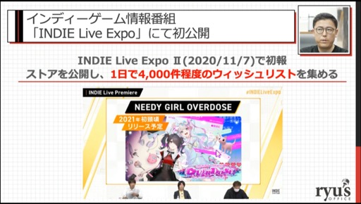 画像ギャラリー No.007のサムネイル画像 / ［CEDEC 2023］あの話題作はいかにして売れたのか。「インディーゲームが100万本売れるまで：『NEEDY GIRL OVERDOSE』の販売データから」聴講レポート