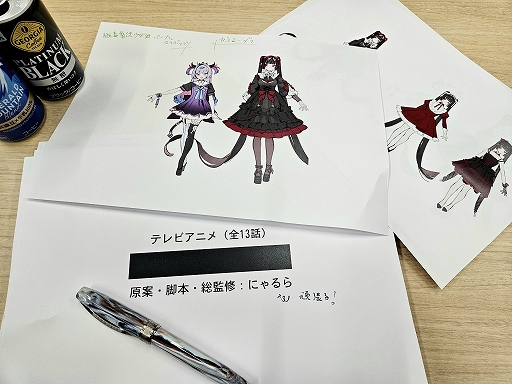 画像ギャラリー No.002のサムネイル画像 / 「NEEDY GIRL OVERDOSE」のアニメ化が進行中!? にゃるら氏がキャラクター設定画と思われる写真をXに投稿