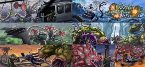 画像ギャラリー No.005のサムネイル画像 / 怪獣災害戦略ボードゲーム「ユグドラサス」の支援プロジェクトがMakuakeで開始。プレイ時間“1日”の国産重ゲーがアークライトから登場