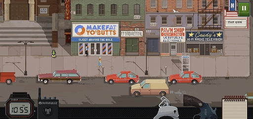 画像ギャラリー No.008のサムネイル画像 / ドット絵のポリスドラマ風アドベンチャー「Beat Cop」を紹介する「（ほぼ）日刊スマホゲーム通信」第2450回