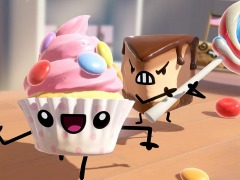 「Cake Bash（ケーキバッシュ）」のPS4/Switch版が本日リリース。No.1スイーツを決めるバトルロイヤル・パーティーゲーム