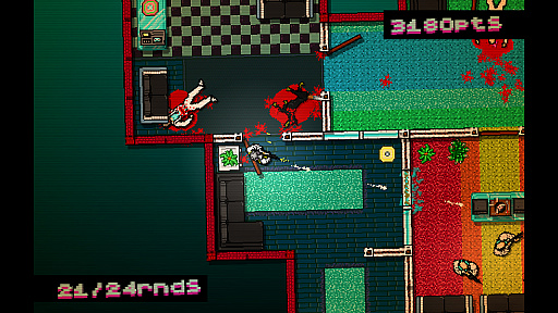 画像ギャラリー No.002のサムネイル画像 / Switch用ソフト「Hotline Miami Collection」が本日配信。過激で遊び応え十分のバイオレンスアクション2作品を収録