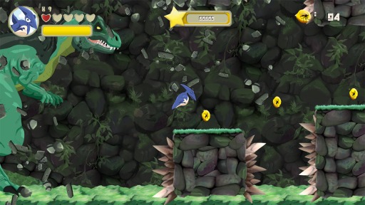 画像ギャラリー No.001のサムネイル画像 / Switch向けアクションゲーム「サウルスファミリーの大冒険」が本日リリース