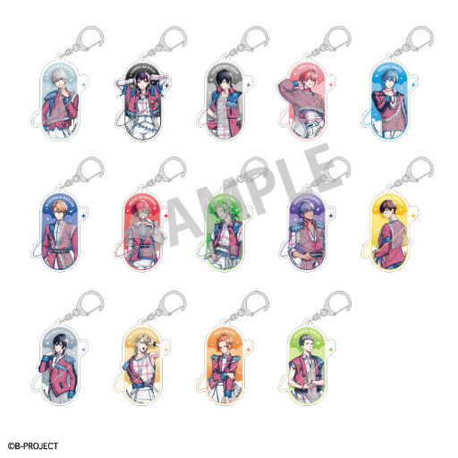 画像ギャラリー No.001のサムネイル画像 / 「B-PROJECT」“トレーディングアクリルキーホルダー1BOX”の予約販売がAnimoで開始に