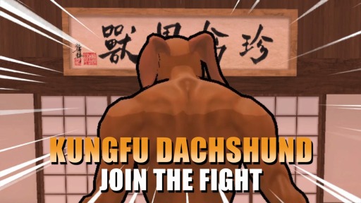 画像ギャラリー No.001のサムネイル画像 / 「Fight of Animals:Arena」に新ファイター“カンフーダックスフンド”が参戦。クリスマスコスチュームを追加