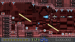 画像ギャラリー No.005のサムネイル画像 / Switch版「ツクールシリーズ ステオス」が本日リリース。“アクションゲームツクールMV”で制作された,横スクロールSTG“風”ACT
