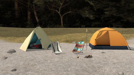 画像ギャラリー No.009のサムネイル画像 / 「ゆるキャン△ VIRTUAL CAMP 〜本栖湖編〜」が本日リリース。続編「麓キャンプ場編」のメインビジュアルが公開に