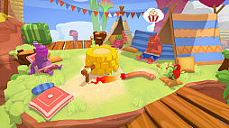 画像ギャラリー No.002のサムネイル画像 / アクションゲーム「犬 犬(PHOGS!)」が本日配信。1つの体に2つの頭があるワンコ(犬)を操作して冒険するアクションゲーム