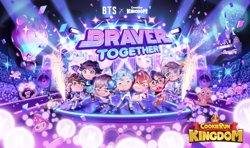 画像ギャラリー No.001のサムネイル画像 / 「クッキーラン:キングダム」,BTSとのコラボ“Braver Together!”アップデートを実施