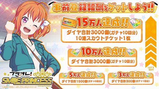 画像ギャラリー No.002のサムネイル画像 / 「プラオレ!〜SMILE PRINCESS〜」の事前登録受付がスタート。リリース時期は2022年1月に変更