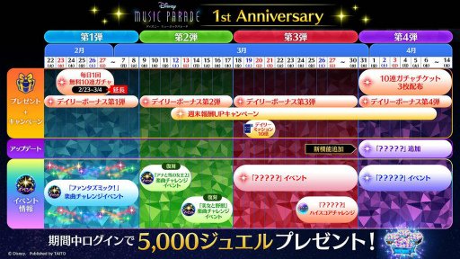画像ギャラリー No.002のサムネイル画像 / 「ディズニー ミュージックパレード」に楽曲“ファンタズミック！”が登場