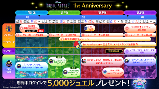 画像ギャラリー No.005のサムネイル画像 / 「ディズニー ミュージックパレード」イベント「『イッツ・ア・スモール・ワールド』楽曲チャレンジ!!」が開催