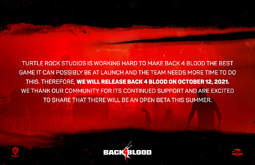 画像ギャラリー No.001のサムネイル画像 / L4Dの開発陣による協力型ゾンビFPS「Back 4 Blood」のゲームプレイ映像が公開。発売日は10月12日に延期へ