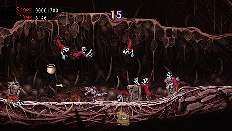 画像ギャラリー No.009のサムネイル画像 / Switch「帰ってきた 魔界村」の予約購入受付がニンテンドーeショップで本日開始。2周目以降の“深魔ステージ”などの情報も公開