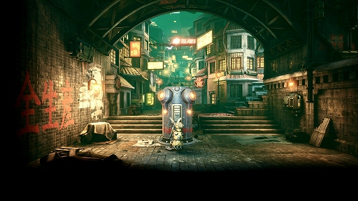 画像ギャラリー No.002のサムネイル画像 / 「フィスト 紅蓮城の闇」のPS5/PS4用パッケージ版が発売。二足歩行の動物たちが暮らす世界でウサギのレイトンが戦うメトロイドヴァニア系ACT