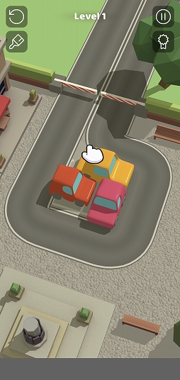 画像ギャラリー No.001のサムネイル画像 / そもそもどうやって駐車したの？　スマホ向けパズルゲーム「Parking Jam 3D」を紹介する「（ほぼ）日刊スマホゲーム通信」第2473回