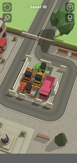 画像ギャラリー No.004のサムネイル画像 / そもそもどうやって駐車したの？　スマホ向けパズルゲーム「Parking Jam 3D」を紹介する「（ほぼ）日刊スマホゲーム通信」第2473回