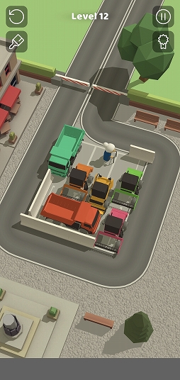 画像ギャラリー No.005のサムネイル画像 / そもそもどうやって駐車したの？　スマホ向けパズルゲーム「Parking Jam 3D」を紹介する「（ほぼ）日刊スマホゲーム通信」第2473回