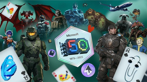 画像ギャラリー No.006のサムネイル画像 / Microsoftは本日創業50周年。長い歴史をともに歩んだXboxでは，50周年記念のダイナミック背景やバッジなどを配信中