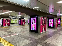 画像ギャラリー No.002のサムネイル画像 / 「ユージェネ」,川栄李奈さんを起用した駅広告が秋葉原駅で展開中