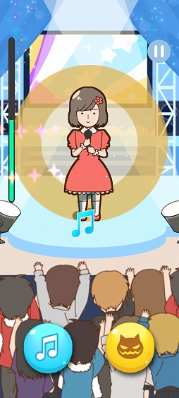 画像ギャラリー No.005のサムネイル画像 / とても貧乏な女の子の音楽活動。スマホ向けリズムゲーム「貧乏少女」を紹介する「(ほぼ)日刊スマホゲーム通信」第2478回