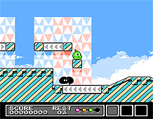 画像ギャラリー No.004のサムネイル画像 / ファミコン用横スクロールACT「ギミック!」を強化したアーケード向け「ギミック! EXACT☆MIX」がexA-Arcadiaで12月31日リリースへ