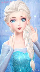 画像ギャラリー No.021のサムネイル画像 / エルサのドレスがステキすぎる「シャイニングニキ」の「アナと雪の女王」イベントに注目。ビギナーにもおすすめの雪フェスをレポート