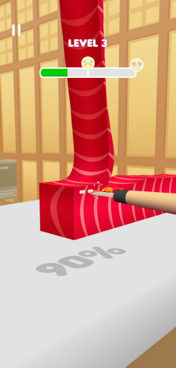 画像ギャラリー No.008のサムネイル画像 / ジャパニーズお刺身を一丁。スマホ向けアクション「Sushi Roll 3D」を紹介する「(ほぼ)日刊スマホゲーム通信」第2492回