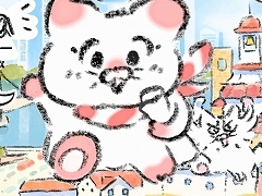 絵画のパーツを正しい位置に設置しよう。スマホ向けパズルゲーム「ねこのデザイナー」を紹介する「（ほぼ）日刊スマホゲーム通信」第2495回