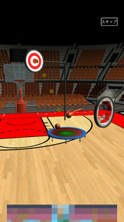 画像ギャラリー No.004のサムネイル画像 / ボールを弾いてゴールへ。スマホ向けアクション「Slingshot Basketball!」を紹介する「(ほぼ)日刊スマホゲーム通信」第2497回