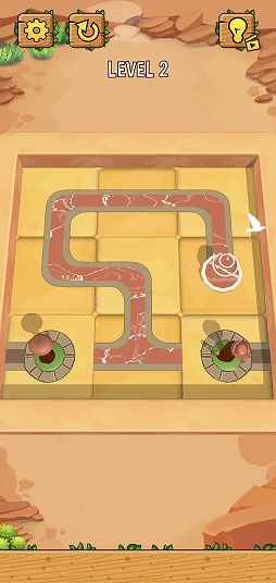 画像ギャラリー No.003のサムネイル画像 / “水利”（推理）ゲーム「Water Connect Puzzle」を紹介する「（ほぼ）日刊スマホゲーム通信」第2496回