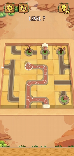 画像ギャラリー No.005のサムネイル画像 / “水利”（推理）ゲーム「Water Connect Puzzle」を紹介する「（ほぼ）日刊スマホゲーム通信」第2496回