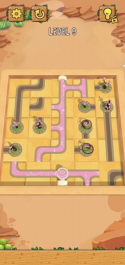画像ギャラリー No.006のサムネイル画像 / “水利”（推理）ゲーム「Water Connect Puzzle」を紹介する「（ほぼ）日刊スマホゲーム通信」第2496回