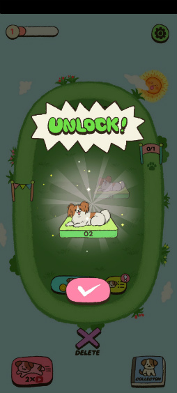 画像ギャラリー No.004のサムネイル画像 / 犬を合成してコレクション。スマホ向け放置ゲーム「犬かわいい」を紹介する「（ほぼ）日刊スマホゲーム通信」第2504回