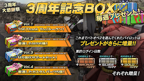 画像ギャラリー No.007のサムネイル画像 / 「機動戦士ガンダム バトルオペレーション2」,νガンダムとサザビーがついに登場。3周年大感謝祭が開催中