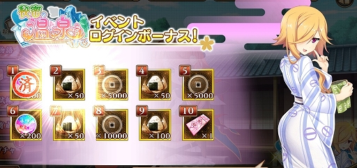 画像ギャラリー No.003のサムネイル画像 / 「戦国†恋姫オンライン 〜奥宴新史〜」,イベント“秘密の温泉へ行こう”と“第1回国盗り戦”が開催