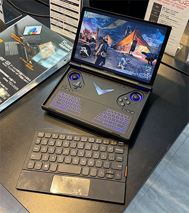 画像ギャラリー No.003のサムネイル画像 / キーボードを取り外せるゲーマー向け小型ノートPC「OneXPlayer G1」の展示がスタート