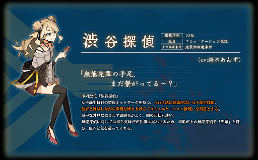 画像ギャラリー No.002のサムネイル画像 / 日本一ソフトウェアの新作「探偵撲滅」で,14人の探偵達にスポットライトを当てるショートストーリーの連載がスタート